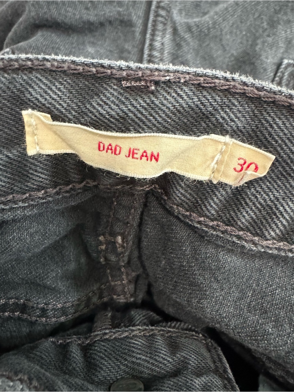 Levi's Grey Black Dad Jeans - Picture 4 of 8